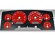 US Speedo Daytona Edition Gauge Face; KMH; Red (02-05 RAM 1500)