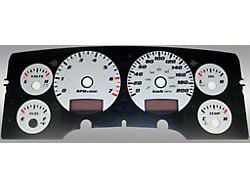 US Speedo Daytona Edition Gauge Face; KMH; Silver (02-05 RAM 1500)