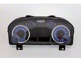 US Speedo Daytona Edition Gauge Face; MPH; Blue (13-18 RAM 1500 w/ 7-Inch Display, Excluding EcoDiesel)