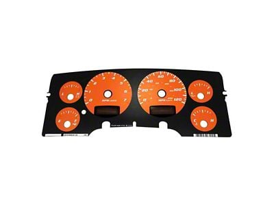 US Speedo Daytona Edition Gauge Face; MPH; Orange (02-05 RAM 1500)