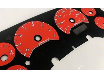 US Speedo Daytona Edition Gauge Face; MPH; Orange (07-08 RAM 1500)