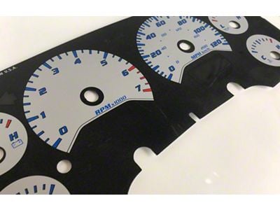 US Speedo Daytona Edition Gauge Face; MPH; Silver (07-08 RAM 1500)