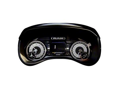 US Speedo Daytona Edition Gauge Face; MPH; Silver (19-24 RAM 1500, Excluding Diesel)