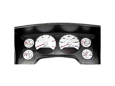 US Speedo Daytona Edition Gauge Face; MPH; White (2006 RAM 1500)