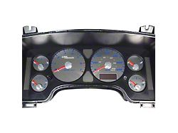 US Speedo Stainless Edition Gauge Face; MPH; Blue (2006 RAM 1500)