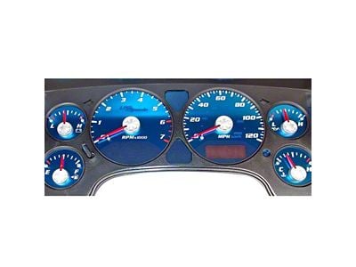 US Speedo Aqua Edition Gauge Face; MPH (2006 RAM 2500, Excluding Diesel)