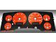 US Speedo Daytona Edition Gauge Face; KMH; Orange (03-05 5.9L RAM 2500)