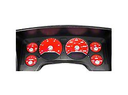 US Speedo Daytona Edition Gauge Face; MPH; Red (2006 5.9L RAM 2500)