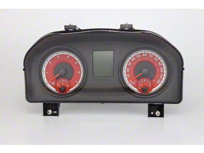 US Speedo Daytona Edition Gauge Face; MPH; Red (13-18 5.7L, 6.4L RAM 2500)