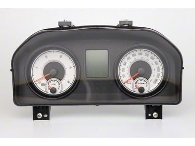 US Speedo Daytona Edition Gauge Face; MPH; Silver (13-18 6.7L RAM 2500)