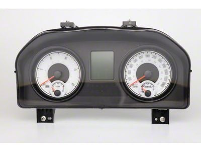 US Speedo Daytona Edition Gauge Face; MPH; White (13-18 6.7L RAM 2500)