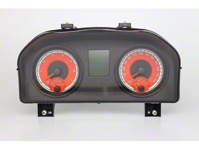 US Speedo Daytona Edition Gauge Face; MPH; Orange (13-18 5.7L, 6.4L RAM 3500)