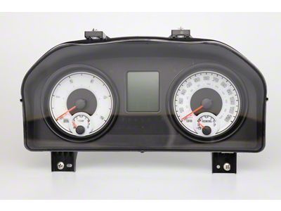 US Speedo Daytona Edition Gauge Face; MPH; White (13-18 6.7L RAM 3500)