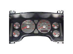 US Speedo Stainless Edition Gauge Face; MPH; Red (2006 5.9L RAM 3500)