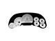 US Speedo Daytona Edition Gauge Face; MPH; Silver (03-05 Sierra 1500)