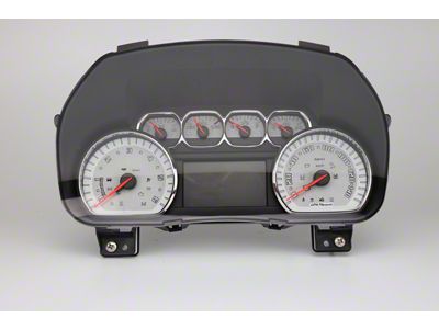 US Speedo Daytona Edition Gauge Face; MPH; White (14-18 Sierra 1500)