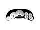 US Speedo Daytona Edition Gauge Face; MPH; White (03-05 Sierra 1500)