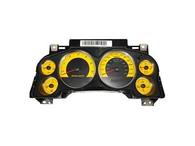 US Speedo Daytona Edition Gauge Face; MPH; Yellow (07-13 Sierra 1500)