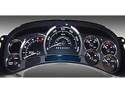 US Speedo Escalade Edition Gauge Face; MPH; Black (2006 Sierra 1500 w/ Transmission Temperature Gauge)