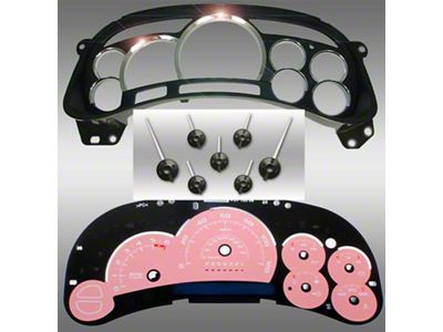 US Speedo Escalade Edition Gauge Face; MPH; Pink (2006 Sierra 1500)