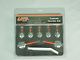 US Speedo Gauge Needles; Satin Hub/Red Pointer (07-13 Sierra 1500)