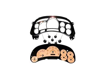 US Speedo Rose Gold Edition Gauge Face; MPH (03-05 Sierra 1500)