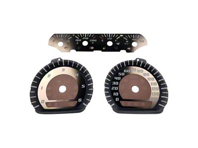 US Speedo Rose Gold Edition Gauge Face; MPH (14-18 Sierra 1500)