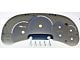 US Speedo Stainless Edition Gauge Face; KMH; Blue (2006 Sierra 1500)