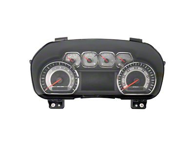 US Speedo Stainless Edition Gauge Face; MPH; White (14-18 Sierra 1500)