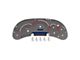 US Speedo Stainless Edition Gauge Face Style 2; MPH; Red (03-05 Sierra 1500)