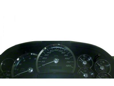 US Speedo Stealth Edition Gauge Face; MPH (03-05 Sierra 1500)