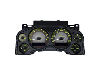 US Speedo Stealth Edition Gauge Face; MPH; White (07-13 Sierra 1500)