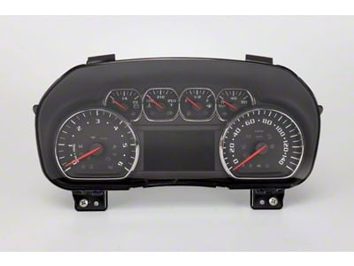 US Speedo Daytona Edition Gauge Face; MPH; Black/White (15-19 6.0L Sierra 2500 HD)