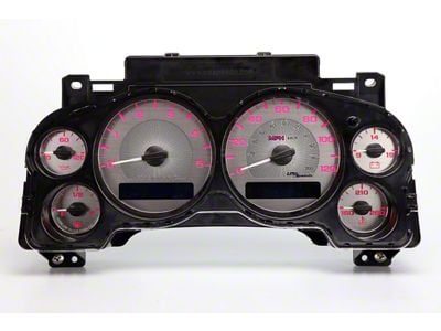 US Speedo Stainless Edition Gauge Face; MPH; Pink (07-14 6.6L Duramax Sierra 2500 HD)