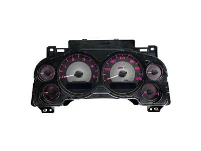 US Speedo Stealth Edition Gauge Face; MPH; Pink (07-14 6.6L Duramax Sierra 2500 HD)