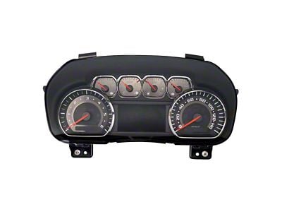 US Speedo Stealth Edition Gauge Face; MPH (15-19 6.0L Sierra 2500 HD)