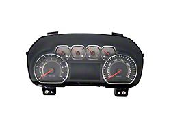 US Speedo Stealth Edition Gauge Face; MPH (15-19 6.6L Duramax Sierra 2500 HD)