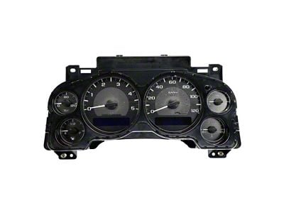 US Speedo Stealth Edition Gauge Face; MPH; White (07-14 6.6L Duramax Sierra 2500 HD)