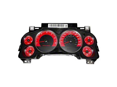 US Speedo Daytona Edition Gauge Face; MPH; Red (07-14 6.0L Sierra 3500 HD)