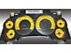 US Speedo Daytona Edition Gauge Face; KMH; Yellow (07-13 Silverado 1500)