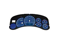 US Speedo Daytona Edition Gauge Face; MPH; Blue (99-02 Silverado 1500)