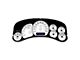 US Speedo Daytona Edition Gauge Face; MPH; White (99-02 Silverado 1500 w/ Transmission Temperature Gauge)