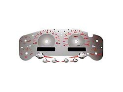 US Speedo Stainless Edition Gauge Face; MPH; Red (07-13 Silverado 1500)