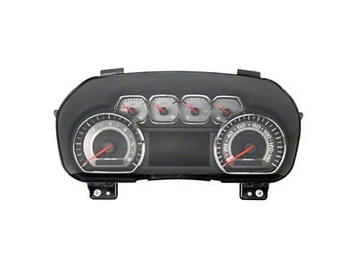 US Speedo Stainless Edition Gauge Face; MPH; White (15-19 6.0L Silverado 2500 HD)