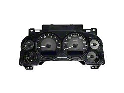 US Speedo Stealth Edition Gauge Face; MPH; White (07-14 6.6L Duramax Silverado 2500 HD)