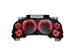 US Speedo Daytona Edition Gauge Face; MPH; Red (07-14 6.0L Silverado 3500 HD)