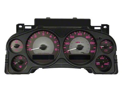 US Speedo Stealth Edition Gauge Face; MPH; Pink (07-14 Tahoe)