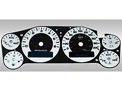 US Speedo Daytona Edition Gauge Face; MPH; White (07-14 Yukon)