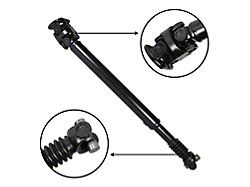 USA Standard Gear Front Driveshaft; 38.50-Inch Flange to Center of U-Joint Collapsed (11-16 F-350 Super Duty)