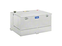 UWS 50-Gallon Aluminum L-Shaped Combo Transfer Tank; Bright (15-25 Canyon)